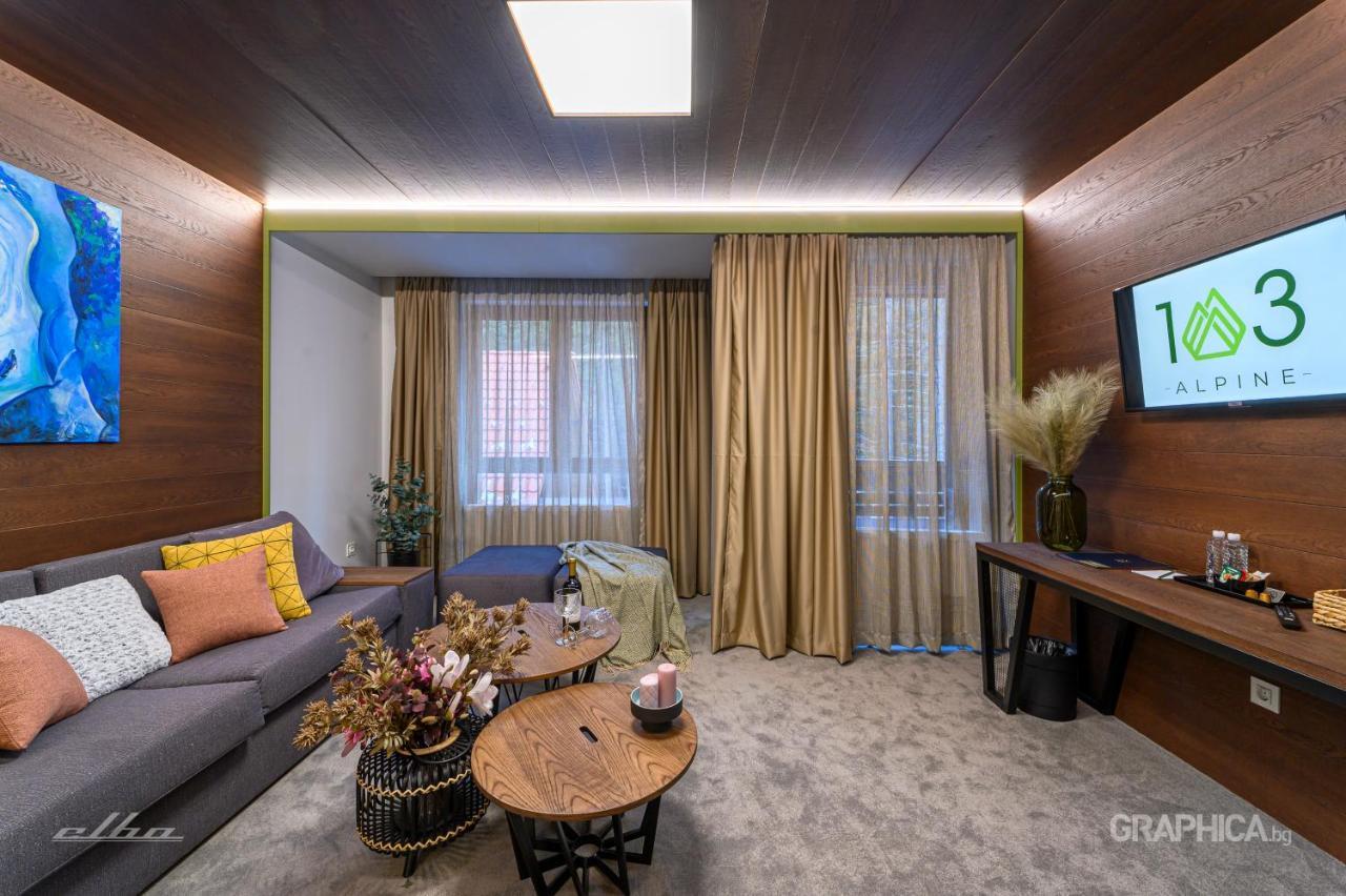 103 Alpine Hotel Panichishte Bagian luar foto